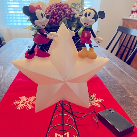 Disney Holiday Mickey And Minnie Christmas Tree Topper Poshmark